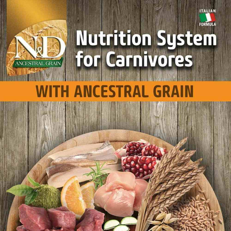 Farmina N&amp;D Ancestral Grain Chicken and Pomegranate, Adult Medium &amp; Maxi Breed