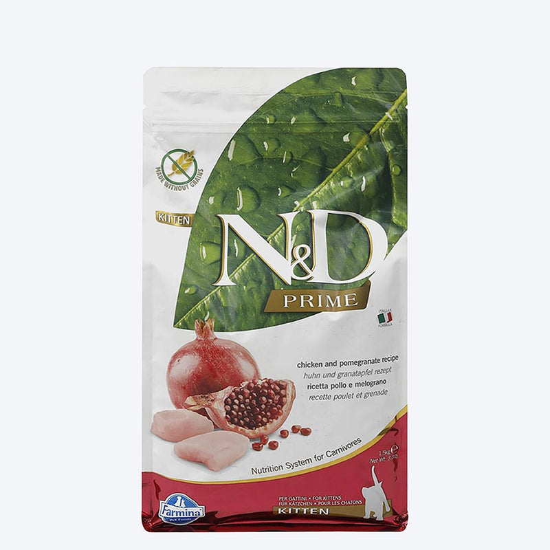 Farmina N&amp;D Prime Chicken and Pomegranate Kitten Dry Food