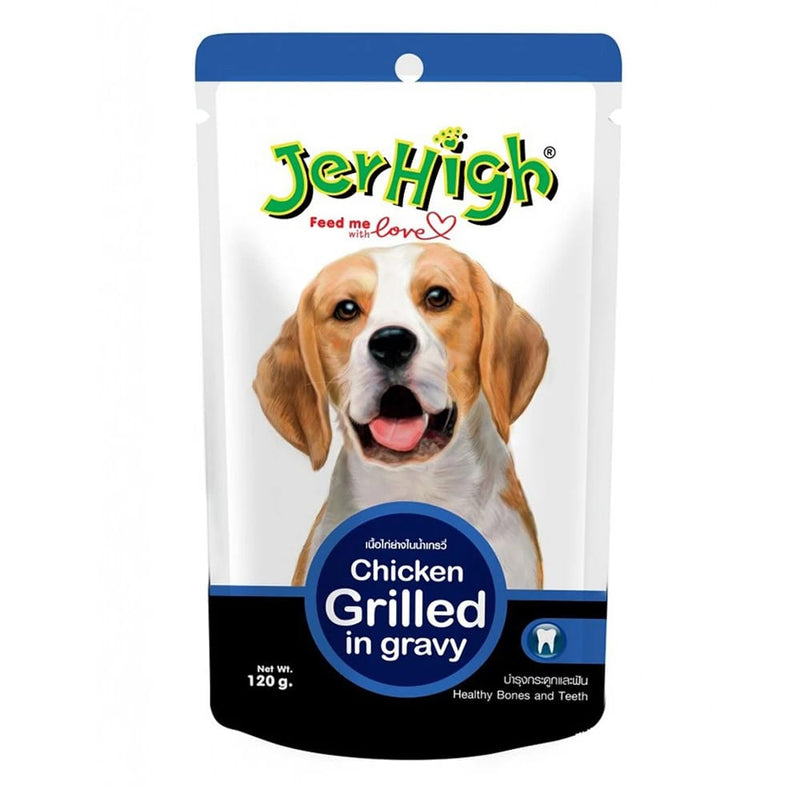 Jerhigh Grilled Chicken Pouch, Wet Food For Dogs