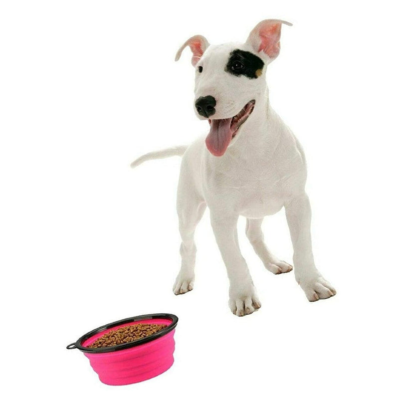 M Pets On the Road Foldable Bowl Medium 750ml 25x19x6 cms