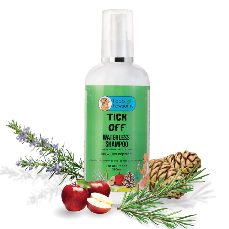 Papa Pawsome Tick Off Waterless Shampoo 250ml
