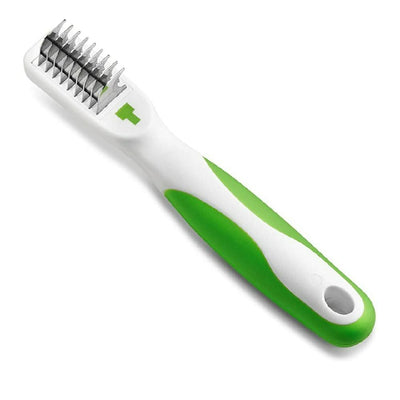 Andis de-matting tool white & lime green