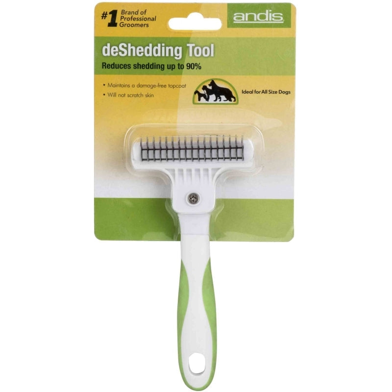 Andis Deshedding Tool White / Lime Green