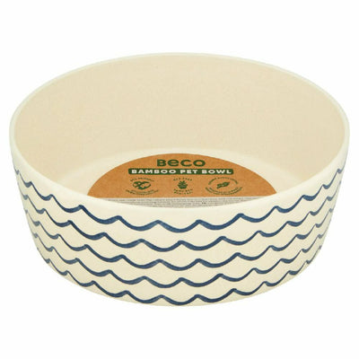 Beco Pets Wave Print Bowl - Dog Bowl