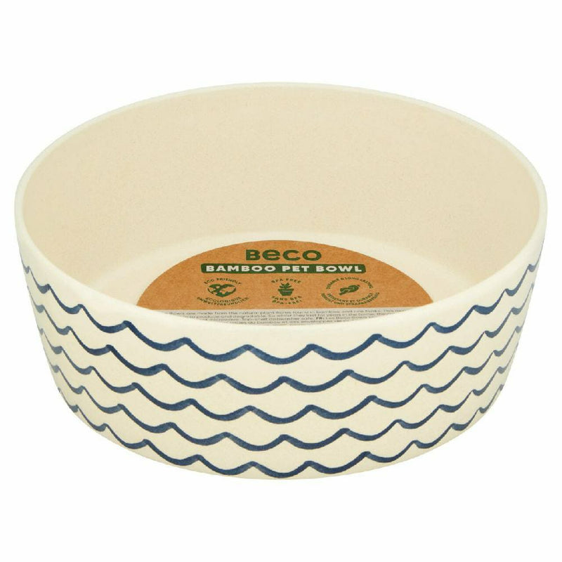 Beco Pets Wave Print Bowl - Dog Bowl