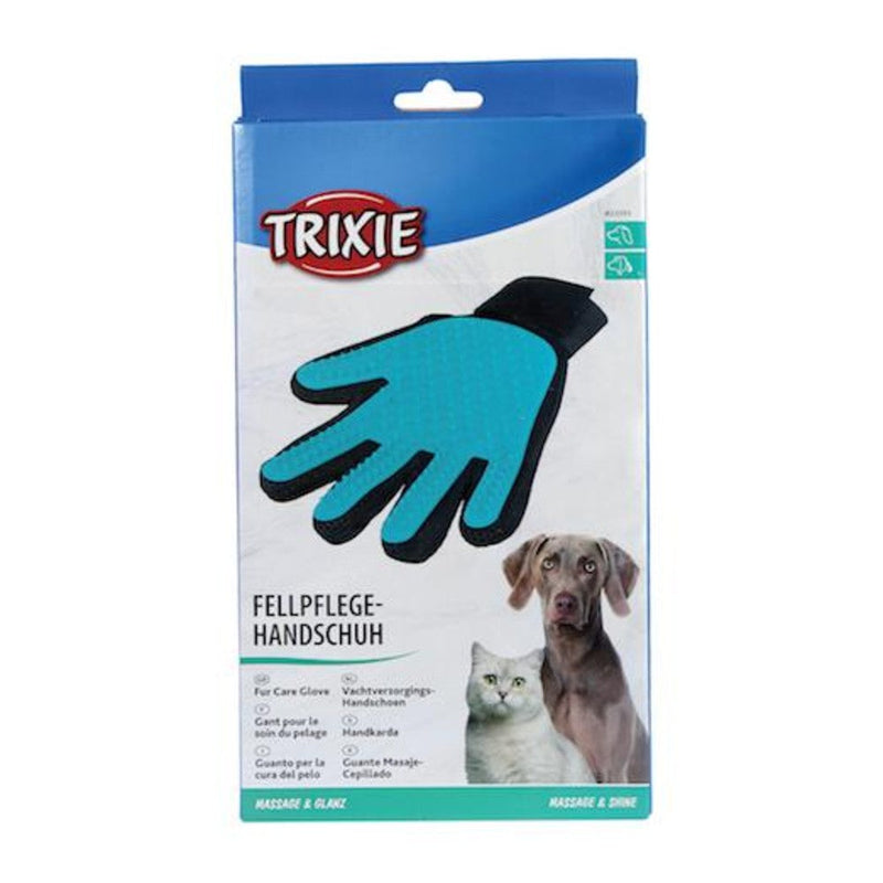 Trixie Coat Care Glove With Soft Wire Bristles