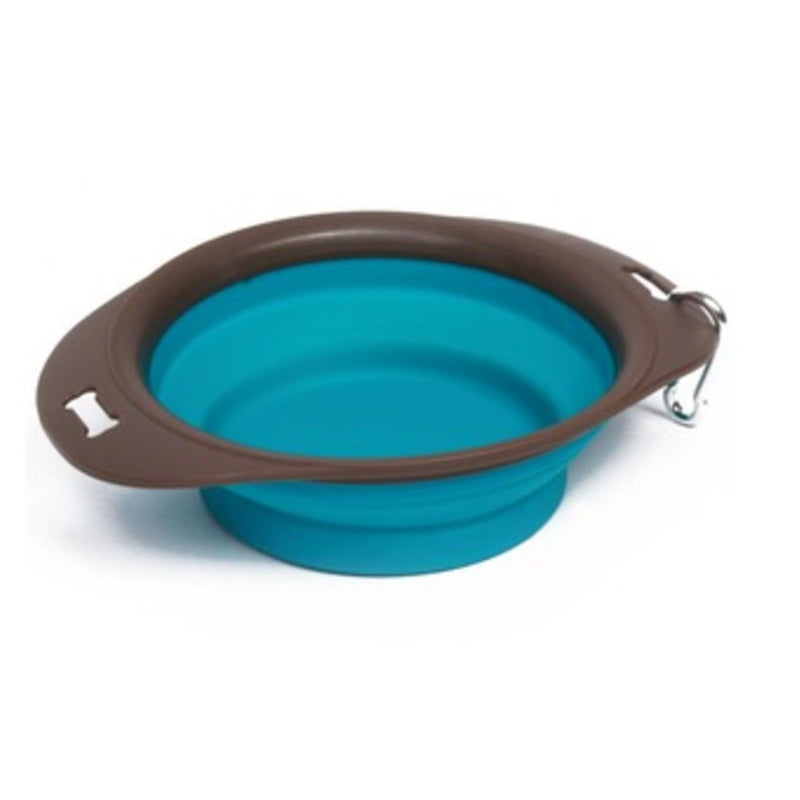 M-Pets On the Road Foldable Bowl Large- 1230ml (30x23x7.4cms)