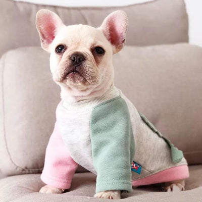 HM Pink Dino Grey T-shirt - T-shirt For Small Dogs & Cats