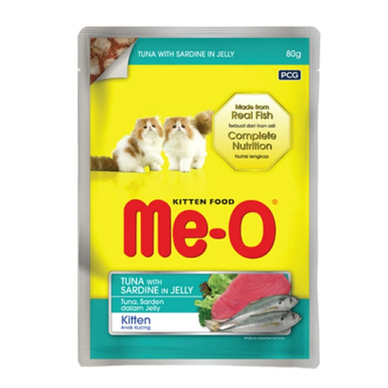 Meo Kitten Tuna & Sardine Gravy Pouches 80g